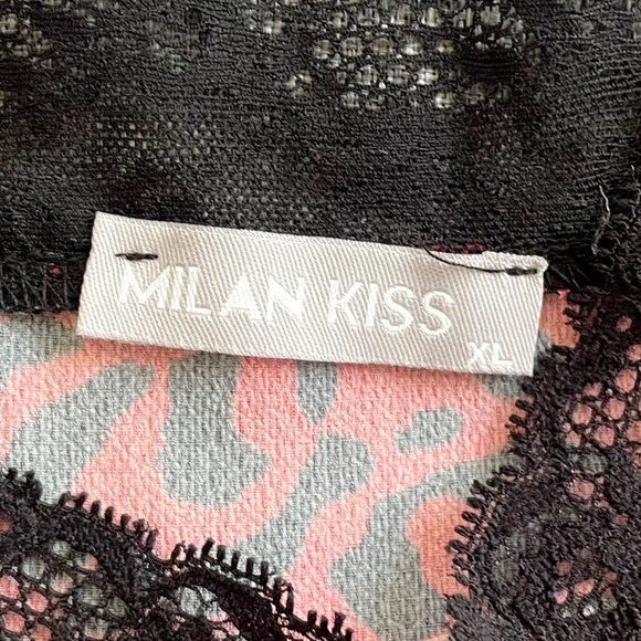 MILAN KISS Red Leopard Print Cami  |  Women's XL - Picture 4 of 7